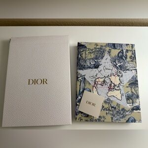 Dior notebook and pencil set